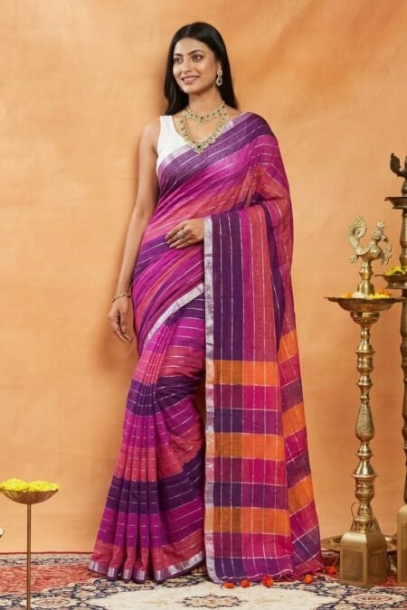 Soft Linen Saree for Everyday Comfort & Graceful Draping
